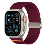 xDfind 낙하산 버클 신축성 나일론 시계줄, Apple Watch 42 / 44 / 45 / 46 / 49mm용, Apple Watch 38 / 40 / 41 / S10 42mm용