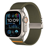 xDfind 낙하산 버클 신축성 나일론 시계줄, Apple Watch 42 / 44 / 45 / 46 / 49mm용, Apple Watch 38 / 40 / 41 / S10 42mm용