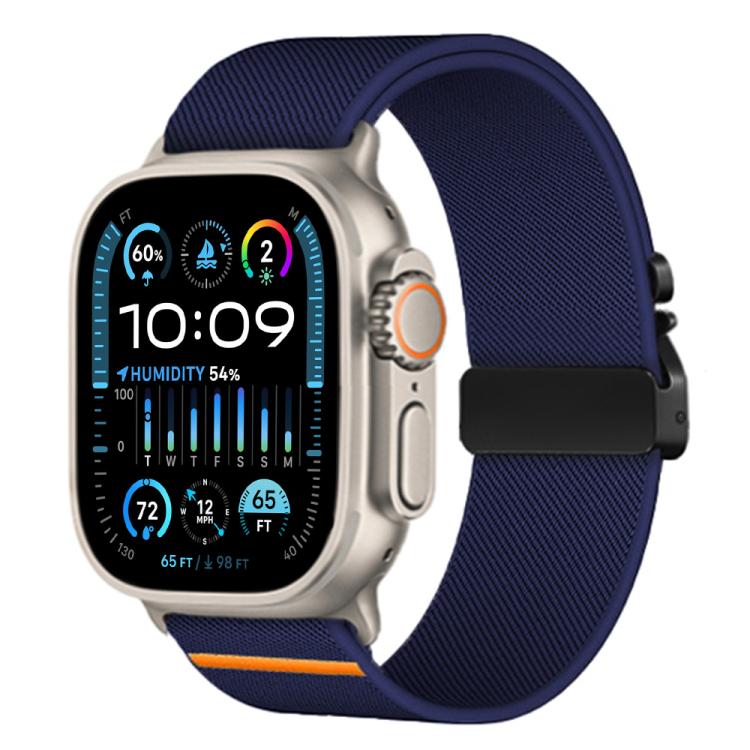 xDfind 낙하산 버클 신축성 나일론 시계줄, Apple Watch 42 / 44 / 45 / 46 / 49mm용, Apple Watch 38 / 40 / 41 / S10 42mm용