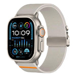 xDfind 낙하산 버클 신축성 나일론 시계줄, Apple Watch 42 / 44 / 45 / 46 / 49mm용, Apple Watch 38 / 40 / 41 / S10 42mm용