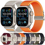xDfind 낙하산 버클 신축성 나일론 시계줄, Apple Watch 42 / 44 / 45 / 46 / 49mm용, Apple Watch 38 / 40 / 41 / S10 42mm용