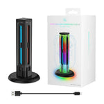 JYS NS2318 4 in 1 게임 컨트롤러 충전 도크 RGB 라이트 포함, 닌텐도 스위치 1 / 2용, JYS-NS2318