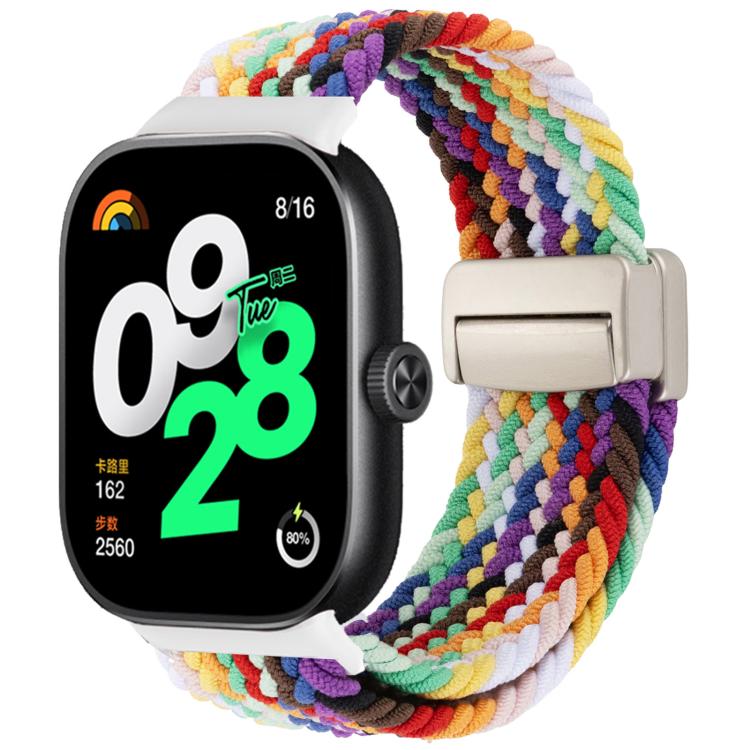 xDfind Magnetic Buckle Nylon Braid Loop Watch Band, For Xiaomi Band 9 Pro/8 Pro/Redmi Watch6/5/4