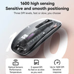 Yesido KB29 투명 블루투스 듀얼 모드 무선 마우스, KB29 (화이트), KB29 (블랙)
