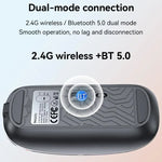 Yesido KB29 투명 블루투스 듀얼 모드 무선 마우스, KB29 (화이트), KB29 (블랙)