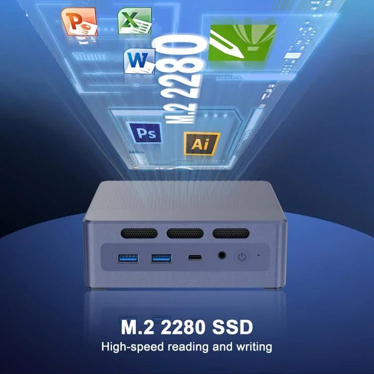 GXMO N9(N95) Windows 11 인텔 ADL-N N95 4코어 프로세서 미니 컴퓨터, 16GB+512GB