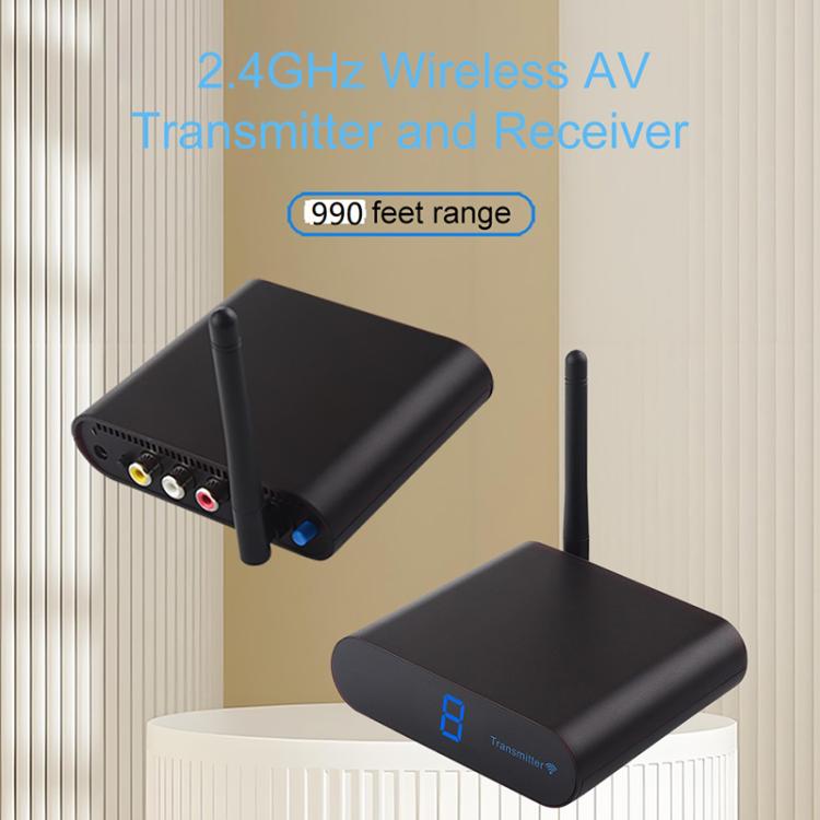Measy AV230 2.4GHz 무선 오디오/비디오 송수신기 1TX to 2RX, AV230-2