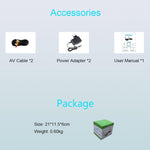Measy AV230 2.4GHz 무선 오디오/비디오 송수신기 1TX to 2RX, AV230-2