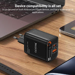 Yesido YC99 40W 고속 충전기 텔레스코픽 타입-C 케이블 포함, YC99