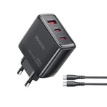 Yesido YC144C 65W 3포트 고속 충전기 1m 타입-C 케이블 포함, YC144C