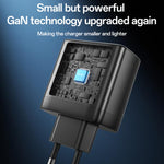 Yesido YC144 65W 3포트 고속 충전기, YC144