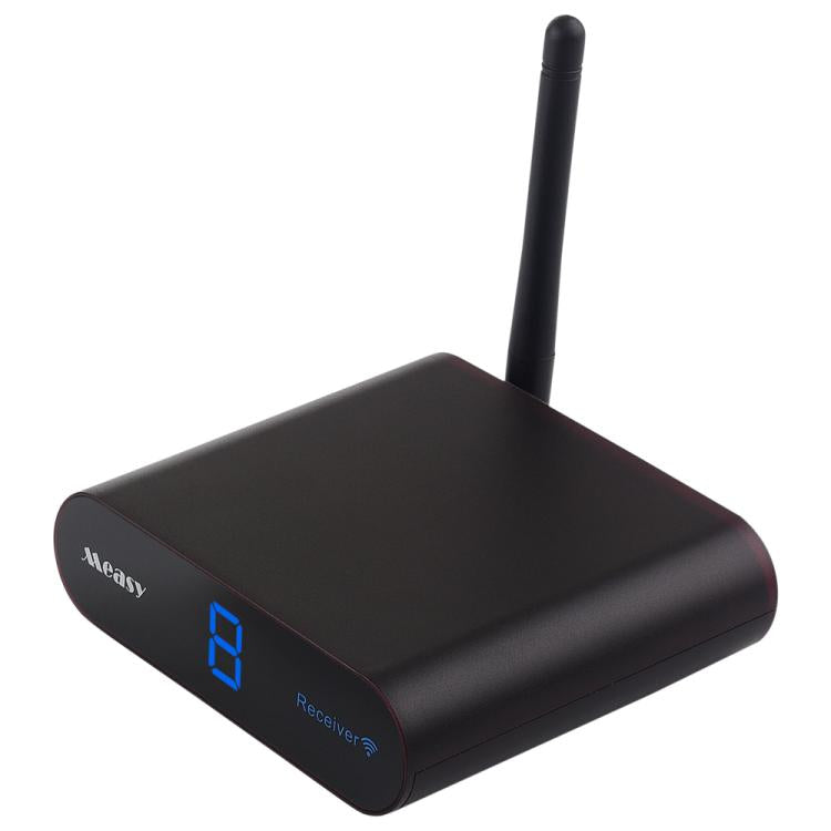 Measy AV240 2.4GHz 무선 오디오/비디오 송수신기 적외선 리턴 기능 포함, 거리: 400m, AV240 블랙
