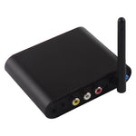 Measy AV240 2.4GHz 무선 오디오/비디오 송수신기 적외선 리턴 기능 포함, 거리: 400m, AV240 블랙
