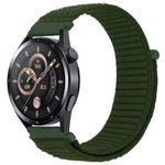 xDfind Wave Texture Nylon Hook and Loop Fastener Watch Band, 20mm, 22mm