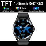 F36 1.46인치 TFT 컬러 스크린 2-in-1 블루투스 이어폰 스마트 워치, 블루투스 통화 / NFC 지원