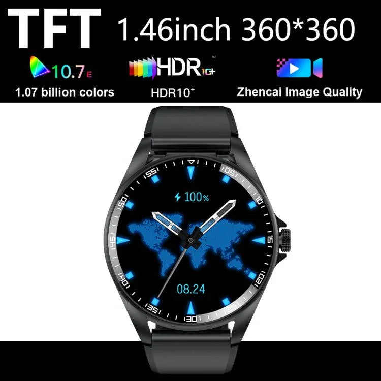 F36 1.46인치 TFT 컬러 스크린 2-in-1 블루투스 이어폰 스마트 워치, 블루투스 통화 / NFC 지원