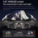 F39 1.43인치 AMOLED 스크린 2-in-1 블루투스 이어폰 스마트 워치, 블루투스 통화 / NFC 지원