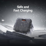 USAMS CC262 30W GaN USB-C / 타입-C 포트 미니 고속 충전기, EU 플러그