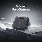 USAMS CC267 20W GaN USB-C / 타입-C 포트 미니 고속 충전기, US 플러그
