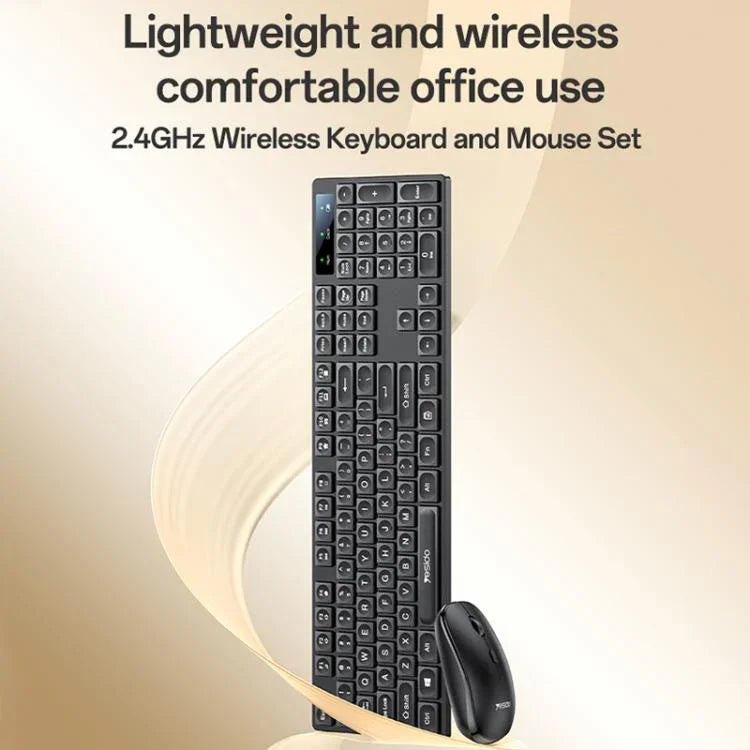 Yesido KB42 2.4G 비즈니스 무선 키보드 마우스 세트, 아랍어 버전, 영어 버전