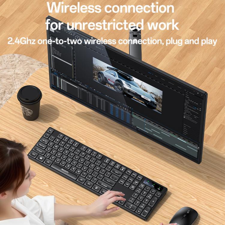 Yesido KB42 2.4G 비즈니스 무선 키보드 마우스 세트, 아랍어 버전, 영어 버전