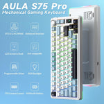 AULA S75 Pro 80키 유선/2.4G/블루투스 3모드 커스터마이징 가능한 그라데이션 기계식 키보드