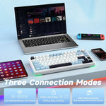 AULA S75 Pro 80키 유선/2.4G/블루투스 3모드 커스터마이징 가능한 그라데이션 기계식 키보드