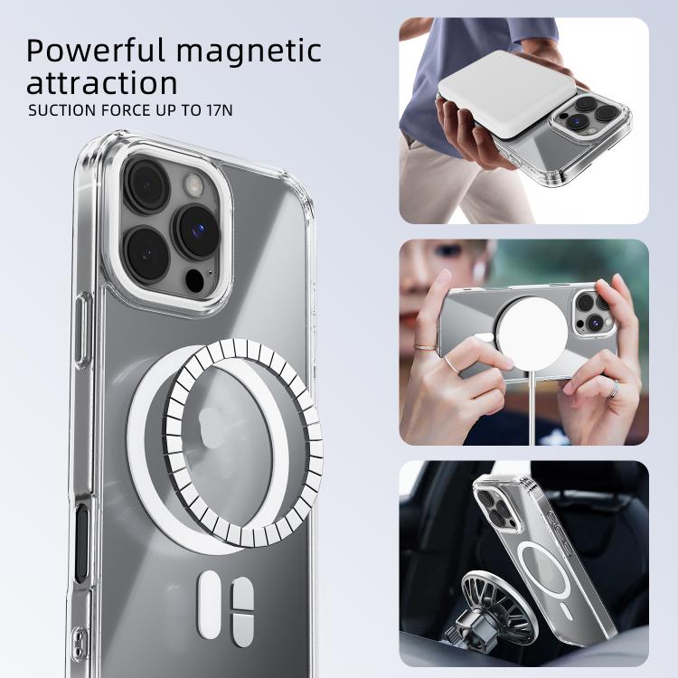 ABEEL MagSafe 자석 컬러 링 긁힘 방지 투명 휴대폰 케이스, 아이폰 13 프로 맥스용, 아이폰 13 프로용, 아이폰 13용