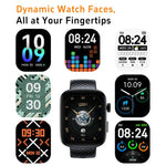 GTS8 1.95인치 AMOLED 화면 피트니스 트래커 스마트워치, 심박수 모니터링 지원