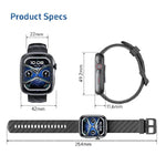 GTS10 1.95인치 AMOLED 화면 피트니스 트래커 스마트워치 심박수 모니터링 지원