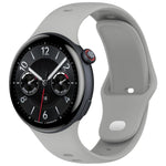 xDfind Silver Buckle Pure Color Silicone Watch Band, For vivo Watch 5