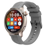 xDfind Black Buckle Silicone Watch Band, For Amazfit Balance