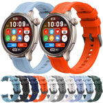 xDfind Black Buckle Silicone Watch Band, For Amazfit Balance
