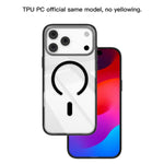 Mutural 소프트 미스트 시리즈 MagSafe PC 하이브리드 TPU 휴대폰 케이스, 아이폰 17 프로 맥스용, 아이폰 17 프로용