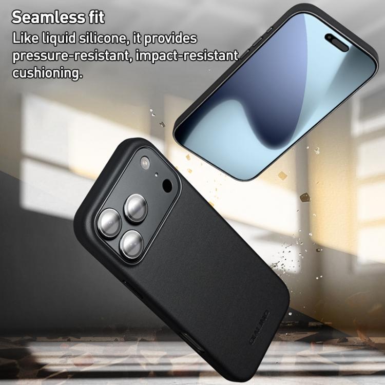 QIALINO 테크놀로지 가죽 MagSafe 휴대폰 케이스, 아이폰 17 프로 맥스용, 아이폰 17 프로용, 아이폰 17용, 아이폰 에어용