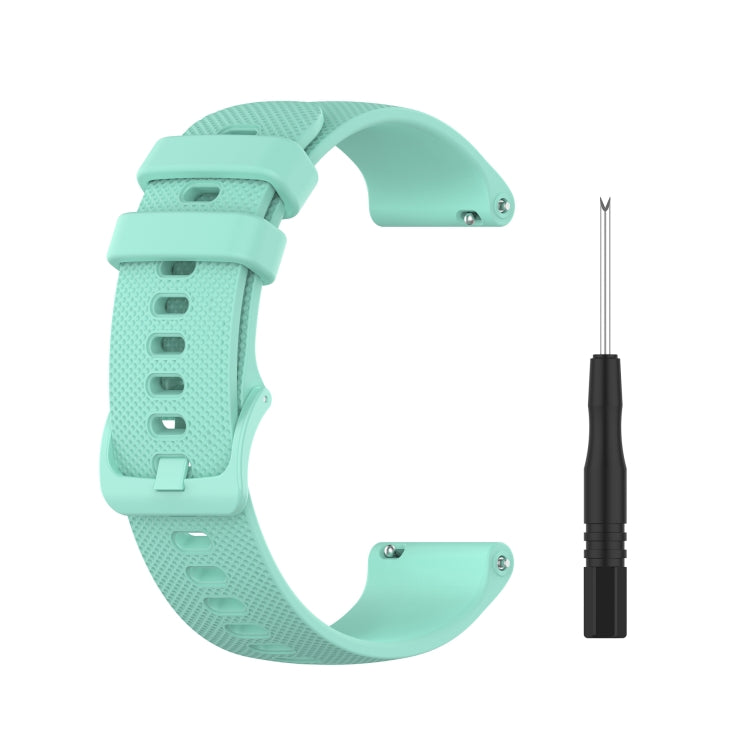 Quick Release Small Grid Texture Strap with Utility Knife, Size: Free Size 22mm, For Garmin Forerunner 745