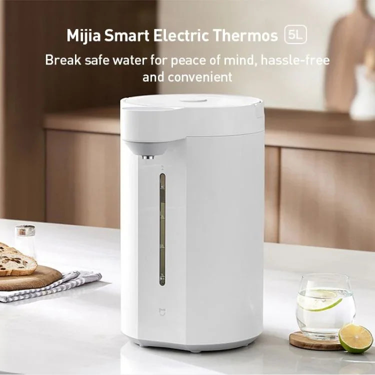 오리지널 Xiaomi Mijia 스마트 전기 보온병 5L 1600W, CN 플러그, 전기 보온병 5L