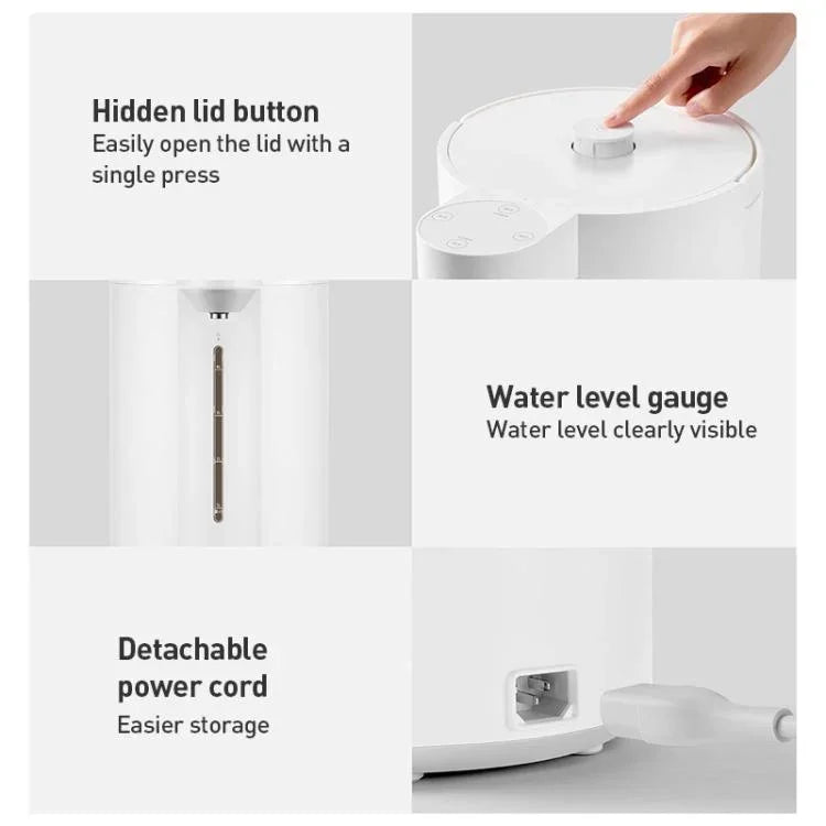 오리지널 Xiaomi Mijia 스마트 전기 보온병 5L 1600W, CN 플러그, 전기 보온병 5L