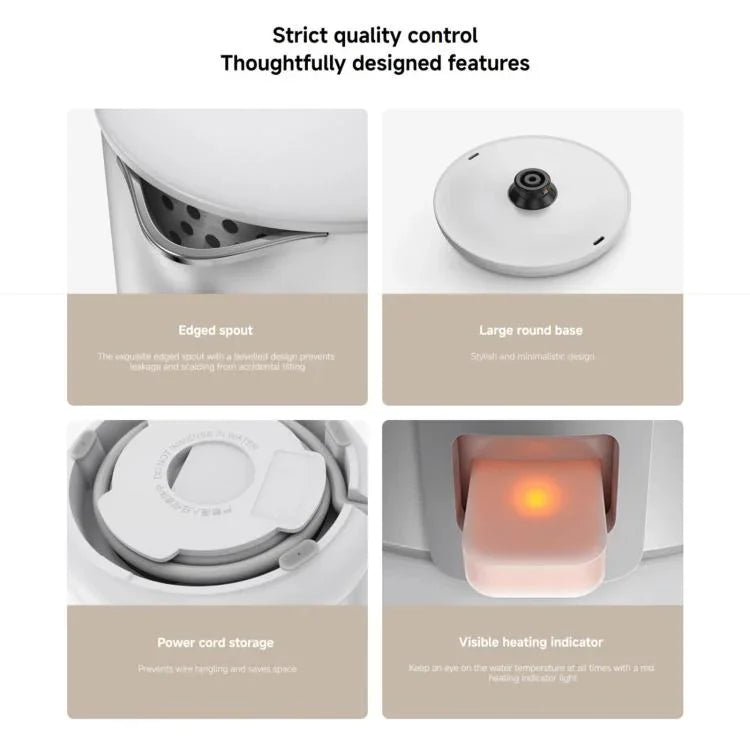 오리지널 Xiaomi Mijia 1.7L 1800W 전기 주전자 S1, CN 플러그