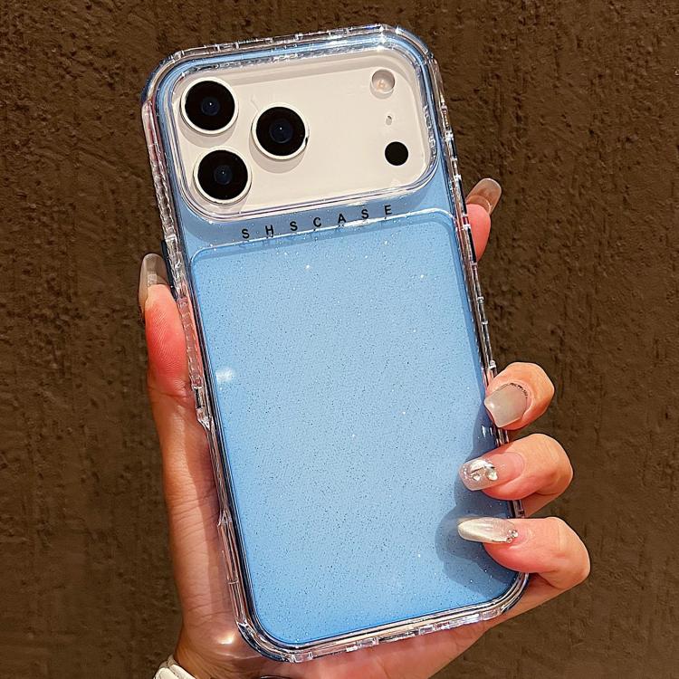 글리터 파우더 3-in-1 TPU + PC 휴대폰 케이스, 아이폰 17 프로 맥스용, 아이폰 17 프로용