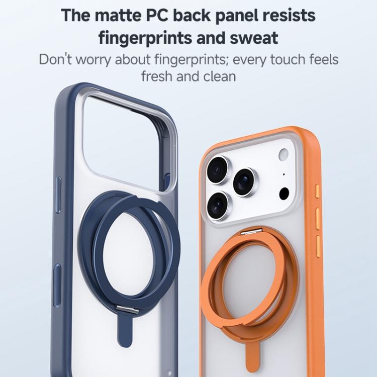 ZGA Feitian 360도 회전 홀더 Magsafe PC 하이브리드 TPU 휴대폰 케이스, 아이폰 17 프로용, 아이폰 17 프로 맥스용