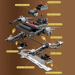 JJR/C C8820 1:18 4WD 카본 브러시 숏 트럭 오프로드 원격 제어 자동차