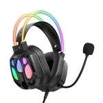 ONIKUMA X89 RGB 유선 이어폰 마이크 포함, X89