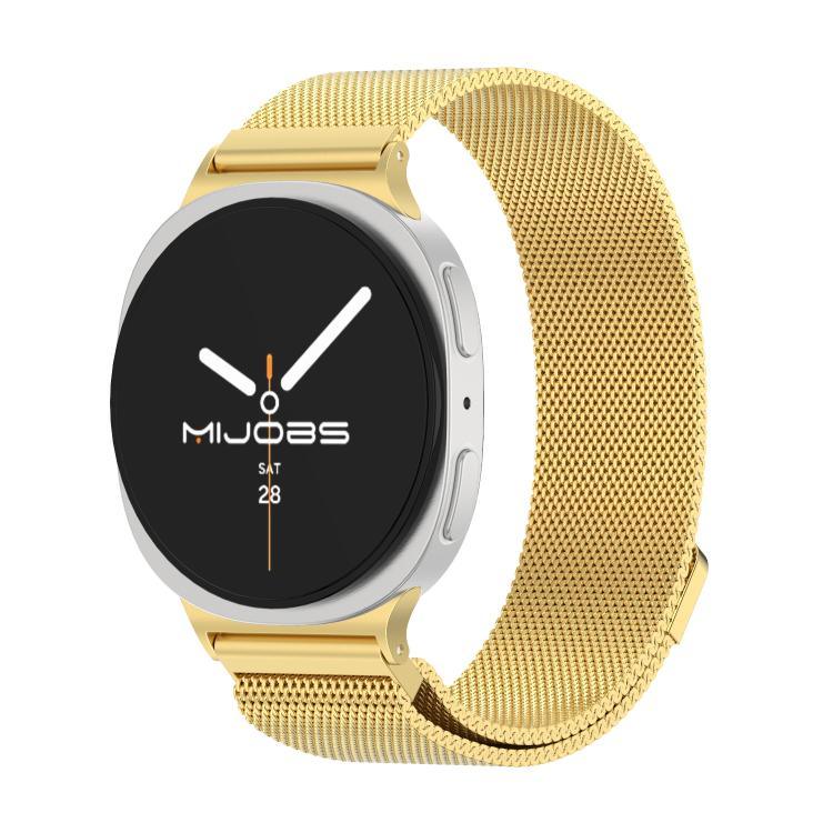 MIJOBS Milan Magnetic Metal Watch Band, For Samsung Galaxy Watch8 / Watch8 Classic