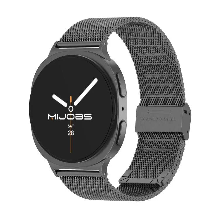 MIJOBS 밀란 버클 금속 시계 밴드, 삼성 갤럭시 워치8 / 워치8 클래식용