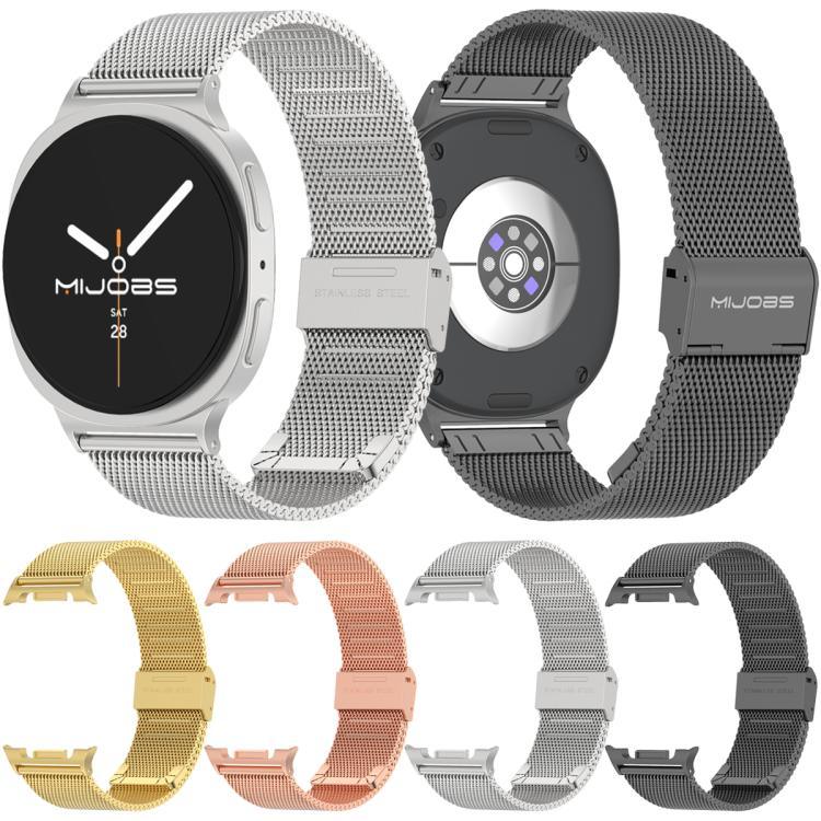 MIJOBS Milan Buckle Metal Watch Band, For Samsung Galaxy Watch8 / Watch8 Classic