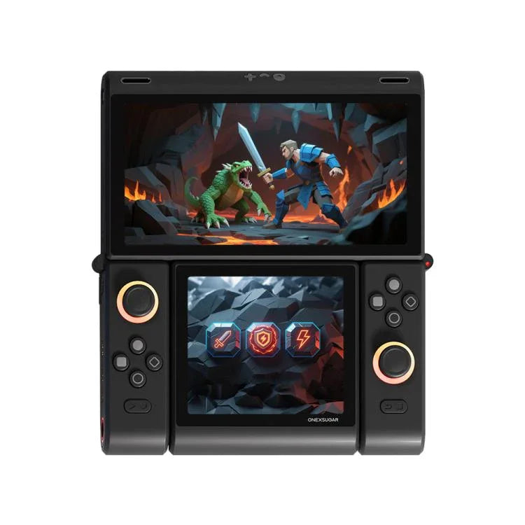 ONE-NETBOOK Sugar 1 듀얼 스크린 휴대용 게임 콘솔, 안드로이드 14 스냅드래곤 G3 Gen3, 16GB+512GB