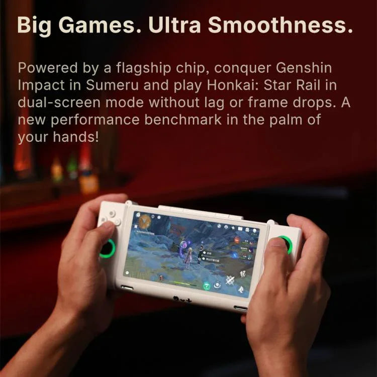 ONE-NETBOOK Sugar 1 듀얼 스크린 휴대용 게임 콘솔, 안드로이드 14 스냅드래곤 G3 Gen3, 16GB+512GB