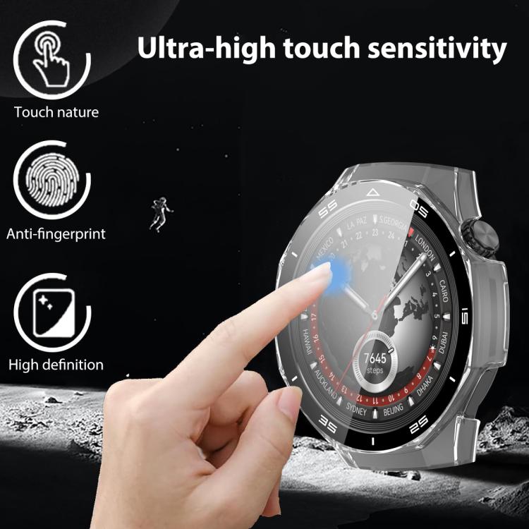 xDfind Graduated Style Tempered Film Integrated PC Watch Protective Cover, For Huawei Watch GT 5 Pro 46mm, For Huawei Watch GT 5 Pro 42mm