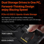 ONE-NETBOOK OneXPlayer X1 Air 10.95인치 휴대용 게임 콘솔, 윈도우 11 인텔 코어 울트라 5 228V, 32GB+512GB, 32GB+1TB